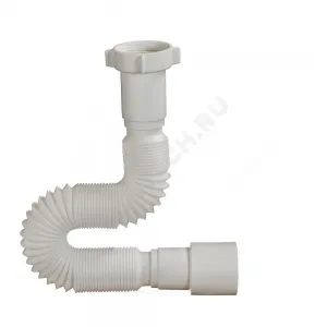 Гофра с гайкой 1 1/2"x40/50 L=320-650мм Орио АС-1015