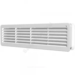 Решетка вентиляционная полипропилен 450х131 переточная Эра 4513ДП