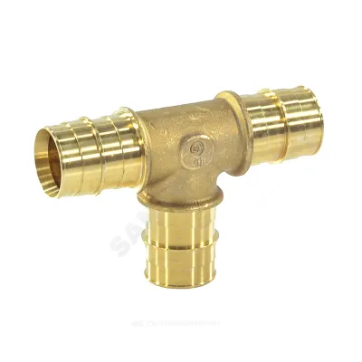 Тройник для PE-X латунь Дн 40 РОС GX150ACY007