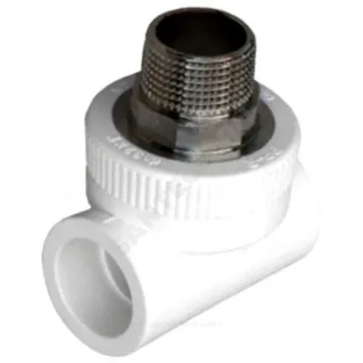 Тройник PP-R комбинированный под ключ белый НР Дн 40х1 1/4" RTP (РосТурПласт) 10760