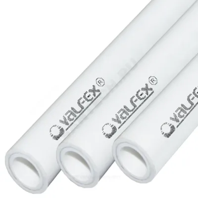 Труба PP-R белая арм алюминием Дн 20х3,4 Ру25 SDR6 Т<90С L=2м VALFEX 101040202