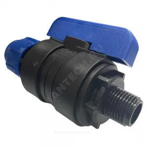 Кран шаровой компрессионный Дн 20х1/2" НР Ру16 VALFEX 1210012620012