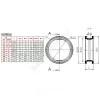 Манжета для затвора EPDM Ду 125 Tecofi VPIMANCH-EP0125