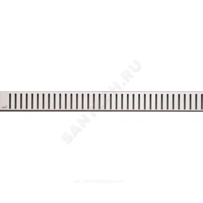 Решетка для душевого лотка нержавеющая сталь L=650мм Alca Plast PURE-650M