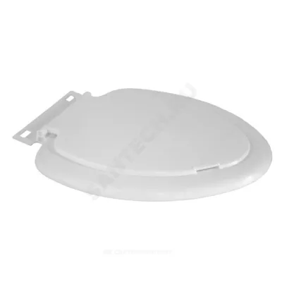 Сиденье для унитаза белое пластик исп1 овал АК-02