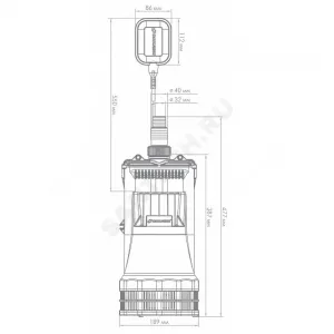 Насос дренажный Дренажник 200/25 1х200-240В/50 Гц Джилекс 5152