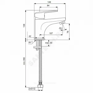 Смеситель для умывальника одноручный BALANCE Vidima BA264AA