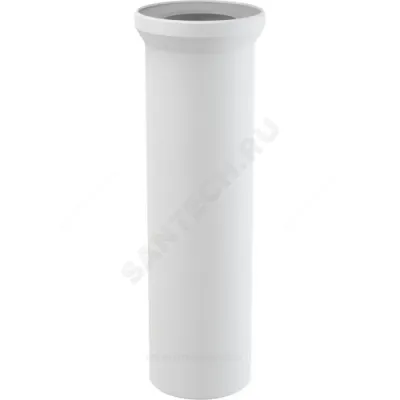 Труба фановая для унитаза 110мм L=400мм для пластиковых труб Alca Plast A91-400
