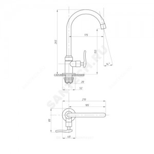 Кран настольный ПСМ-905-М Профсан Кран настольный ПСМ-905-М Профсан