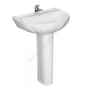 Пьедестал для умывальника Вест/Лотос крап на белом Santeri 1.3601.8.S01.00B.0
