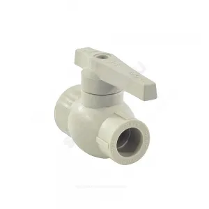 Кран шаровой PP-R серый Дн 20х1/2" ВР VALFEX 10142012Г
