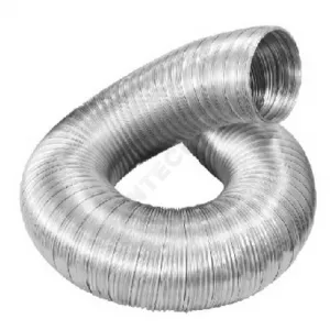 Воздуховод гибкий D100 L=3000мм гофрированный алюминий Эра 10ВА