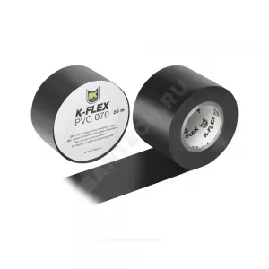 Лента ПВХ PVC AT 070 38мм х 25м черная самоклеящаяся K-flex 850CG020001 Лента ПВХ PVC AT 070 38мм х 25м черная самоклеящаяся K-flex 850CG020001