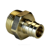 Муфта для PE-X латунь Дн 20х1/2" НР РОС