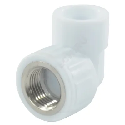 Угольник PP-R комбинированный белый ВР Дн 32х1/2" VALFEX 10125232