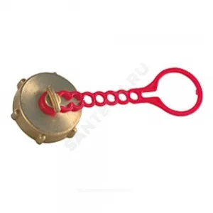 Заглушка с цепочкой для R608 3/4" ВР нехромированная Giacomini P23FY004