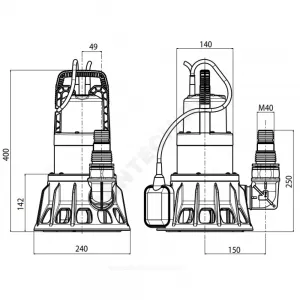 Насос дренажный FEKA BVP 700 M-A 1х230В/50 Гц DAB 60170334H
