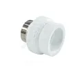 Муфта PP-R комбинированная под ключ белая НР Дн 110х4" VALFEX 10135110