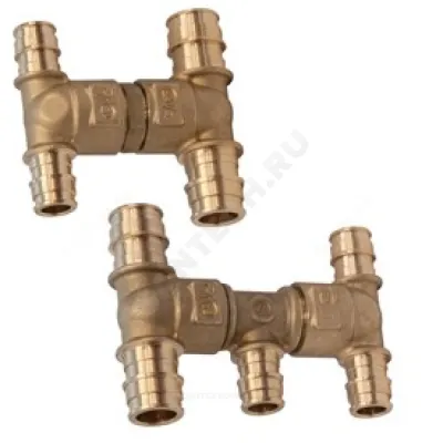 Распределитель для PE-X латунь Дн 20х20х16х16 GX152 Giacomini GX152Y041