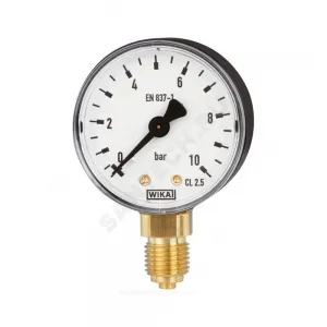 Манометр 111.10.50 радиальный Дк50мм 0-6 бар кл.2,5 G1/4" Wika 9340736
