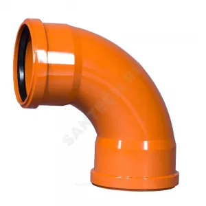 Отвод НПВХ двухраструбный коричневый Дн 110х87гр б/нап радиальный в/к KGBD 2М SW Ostendorf 228085 Отвод НПВХ двухраструбный коричневый Дн 110х87гр б/нап радиальный в/к KGBD 2М SW Ostendorf 228085