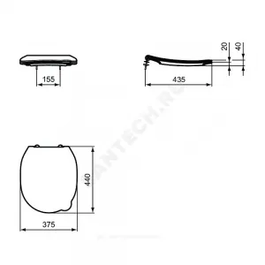 Сиденье для унитаза