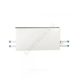 Конвектор настенный проходной "Универсал С" КСК 20 П (А06) (средней глубины) 0.7кВт двухтр с т/клапаном (пр) Danfoss 013G1810 бок/п резьба прав Сантехпром 6000483