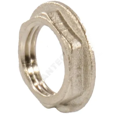 Контргайка латунь никель Ду 15 (1/2") ВР VALFEX VF.655.N.012