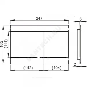 Кнопка смыва Кнопка смыва