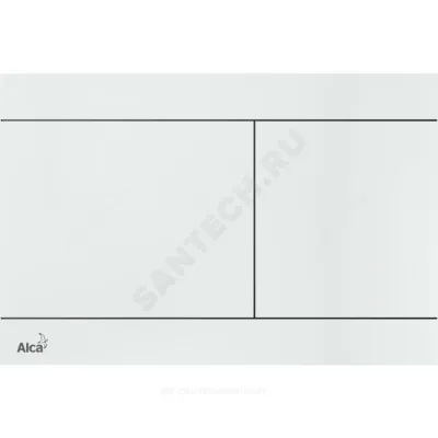 Кнопка для инсталляции белый глянцевый Alca Plast FUN-WHITE