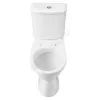 Унитаз-компакт Бореаль белый нижний подвод косой выпуск 2/реж дюропласт козырьковый Santek 1.WH30.2.143