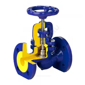 Клапан запорный чугун 215A Ду 200 Ру16 Тмакс=300 оС фл со штурвалом сальниковый Zetkama 215A200C04