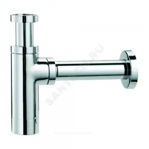 Сифон для умывальника бутылочный латунь 1 1/4"x32 с прямой трубкой 32 без выпуска Ideal Standard E0079AA