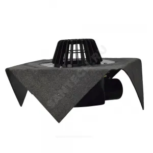 Воронка кровельная HL64.1H с горизонтальным выпуском PP Дн 75/110 с листвоуловителем, электрообогревом, теплоизоляцией, гидроизоляционным полимербитумным полотном 500мм HL HL64.1H Воронка кровельная HL64.1H с горизонтальным выпуском PP Дн 75/110 с листвоуловителем, электрообогревом, теплоизоляцией, гидроизоляционным полимербитумным полотном 500мм HL HL64.1H