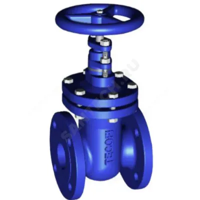 Задвижка чугун V4246 Ду 80 Ру16 до +150 фл Tecofi V4246-0080