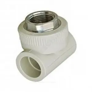 Тройник PP-R комбинированный под ключ серый Дн 40х1 1/4" ВР для PP-R RTP (РосТурПласт) 10992