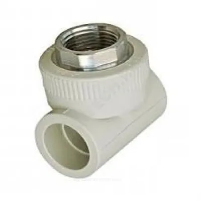 Тройник PP-R комбинированный под ключ серый ВР Дн 40х1 1/4" RTP (РосТурПласт) 10992