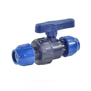 Кран шаровой компрессионный Дн 25 Ру10 RTP (РосТурПласт) 14390