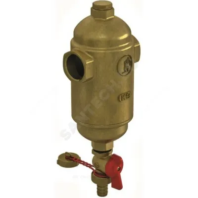 Дешламатор механический T-образный латунь Ду 25 Ру10 G1" ВР R146D Giacomini R146DY015