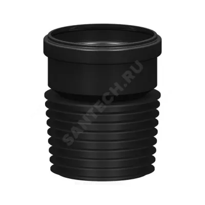 Переход ПВХ универсальный черный Дн 110х90 б/нап ремонтный Татполимер ТП-82.100