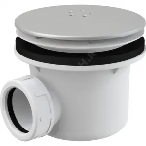 Сифон для поддона 1 1/2"x90/40 h=84мм слив крышка D=115мм Alca Plast A49K Mat