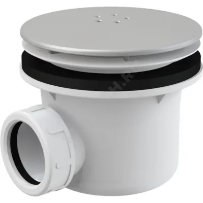 Сифон для поддона 1 1/2"x90 h=84мм слив крышка D=115мм Alca Plast A49K Mat