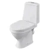 Унитаз-компакт Прайм Комфорт белый нижний подвод косой выпуск 2/реж полипропилен микролифт Santeri 1.P206.3.S00.00B.F
