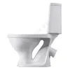 Унитаз-компакт Прайм Комфорт белый нижний подвод косой выпуск 2/реж полипропилен микролифт Santeri 1.P206.3.S00.00B.F