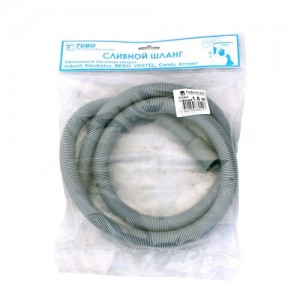 Шланг сливной для стиральной машины ПП D=17/21мм L=5,0м в упаковке с еврослотом Tuboflex Шланг сливной для стиральной машины ПП D=17/21мм L=5,0м в упаковке с еврослотом Tuboflex