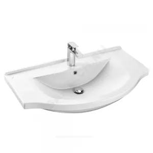 Умывальник мебельный Эльбрус 90 1 отверстие под смеситель по центру Santek 1.WH11.0.790 Умывальник мебельный Эльбрус 90 1 отверстие под смеситель по центру Santek 1.WH11.0.790