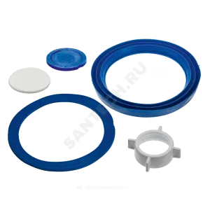 Набор для кухонной мойки с двумя чашами с гибким переливом 3 1/2"x40 с отводом (штуцером) выпуск с нержавеющей решёткой D=114мм Орио А-50192-1