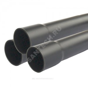 Труба НПВХ 100 под клеевое соед SDR21 Дн 63х3,0 раструбная напорная L=3м ГОСТ Р 51613-2000 Агригазполимер 106-016