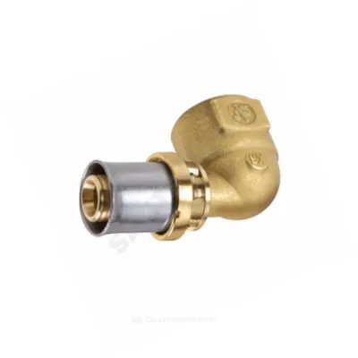 Угольник МП/PE-X латунь пресс Дн 50х1 1/2"х90гр ВР RM129 Giacomini RM129Y077