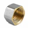 Заглушка латунь никель Ду 20 (3/4") ВР 9016 ГОСТ 32585-2013 Aquasfera 9016-02